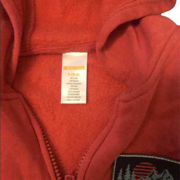 Gymboree Tangerine Zip Up Hoodie for Kids - Picture 3 of 3